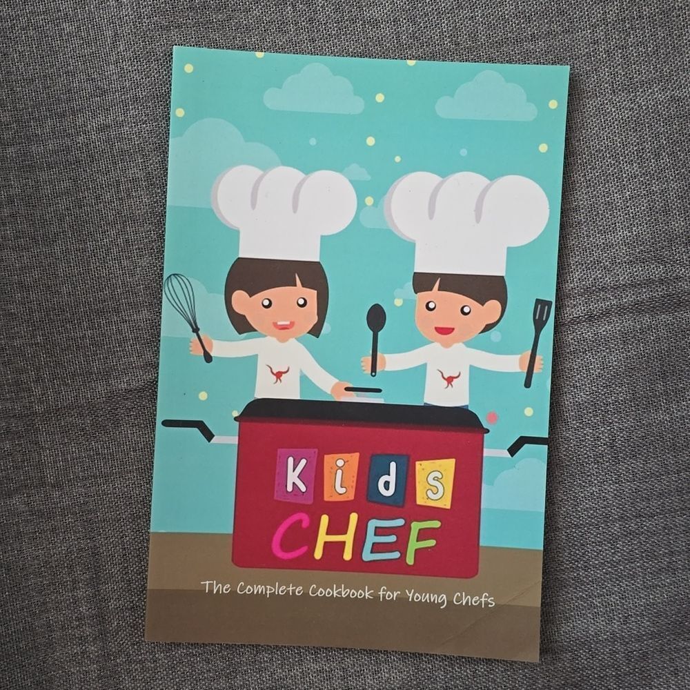 Kids Chef Cookbook Homeschool  Science Educational Book Easy Recipes Cooking Kid